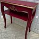 Console Louis XV Rouge Bordeaux et Or