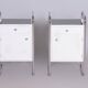 Bauhaus Bedside Tables in Chrome by Vichr, 1930s, Set of 2