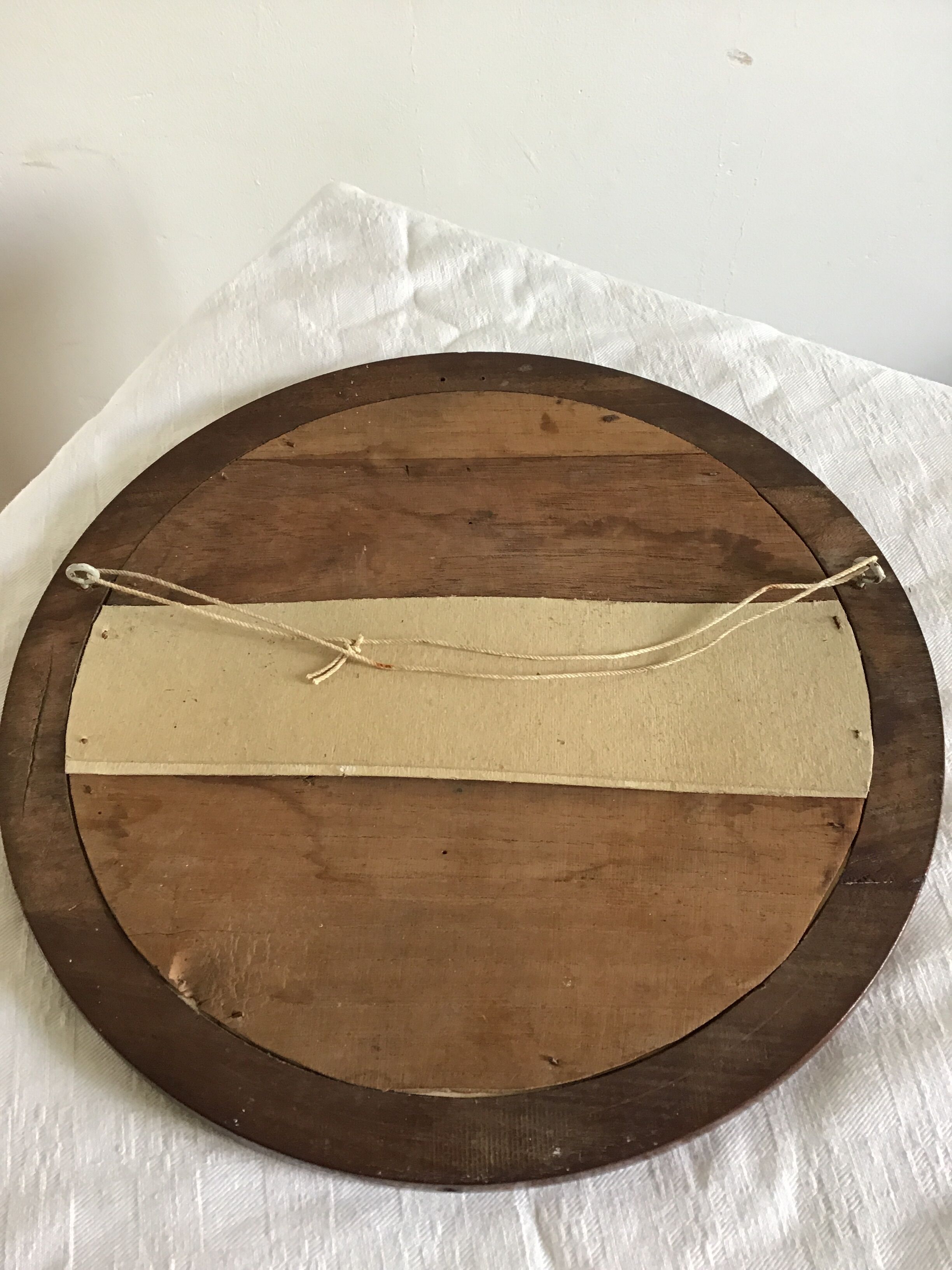 Miroir acajou 19 eme 33cm