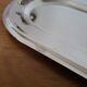 Silver-plated metal foie gras serving platter