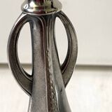Pair of Art Nouveau candlesticks in silver metal WMF N°325