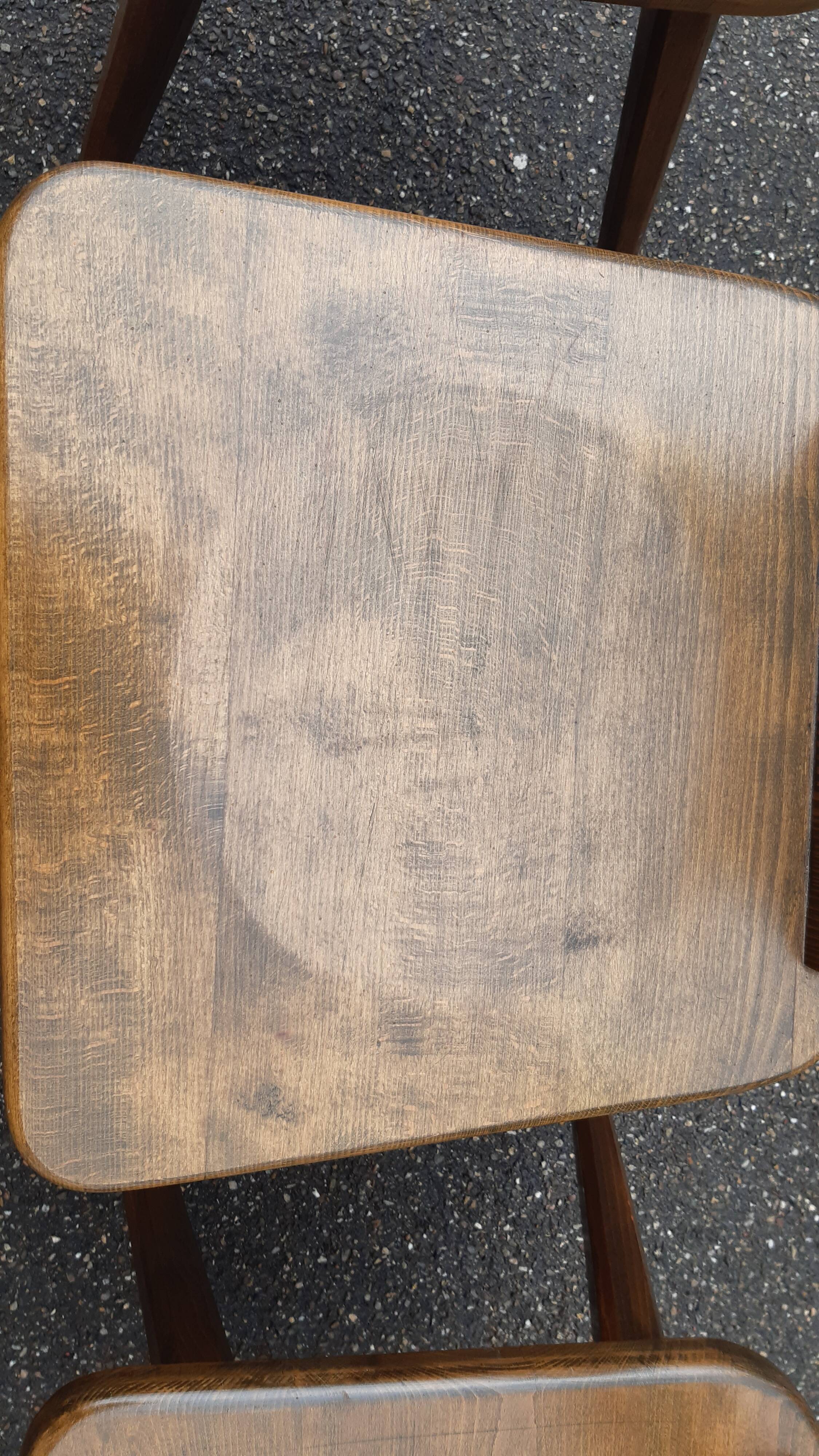 Brutalist chairs deco mountain chalet