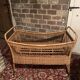 Rattan crib 50s