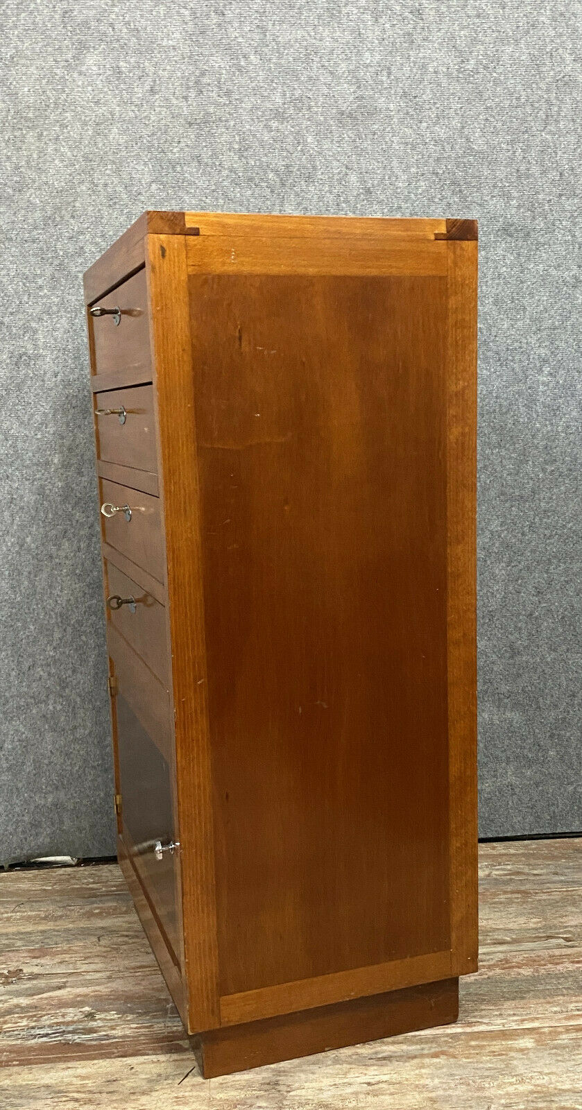 Meuble d'apparat époque art déco en acajou blond vers 1940