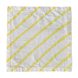 Yellow diagonal towel