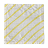 Serviette diagonale jaune