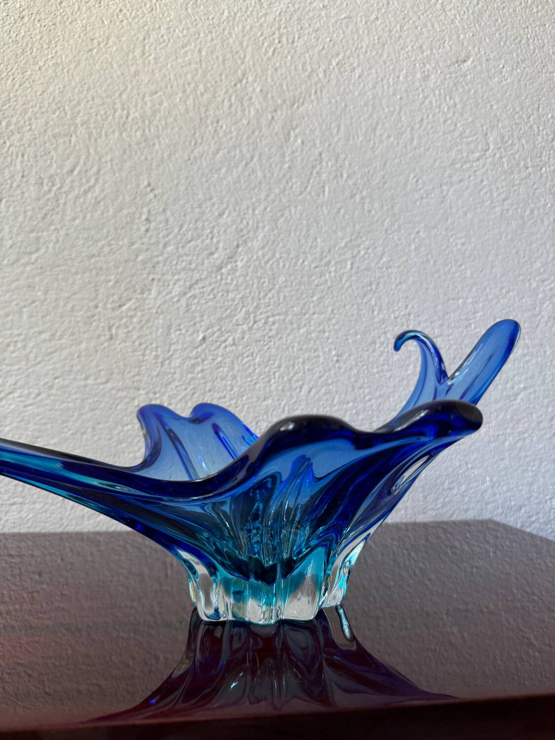 Blue crystal cup from the 60s