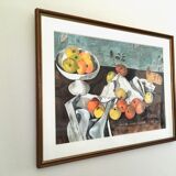 Modernist watercolor painting 1970