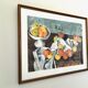 Modernist watercolor painting 1970