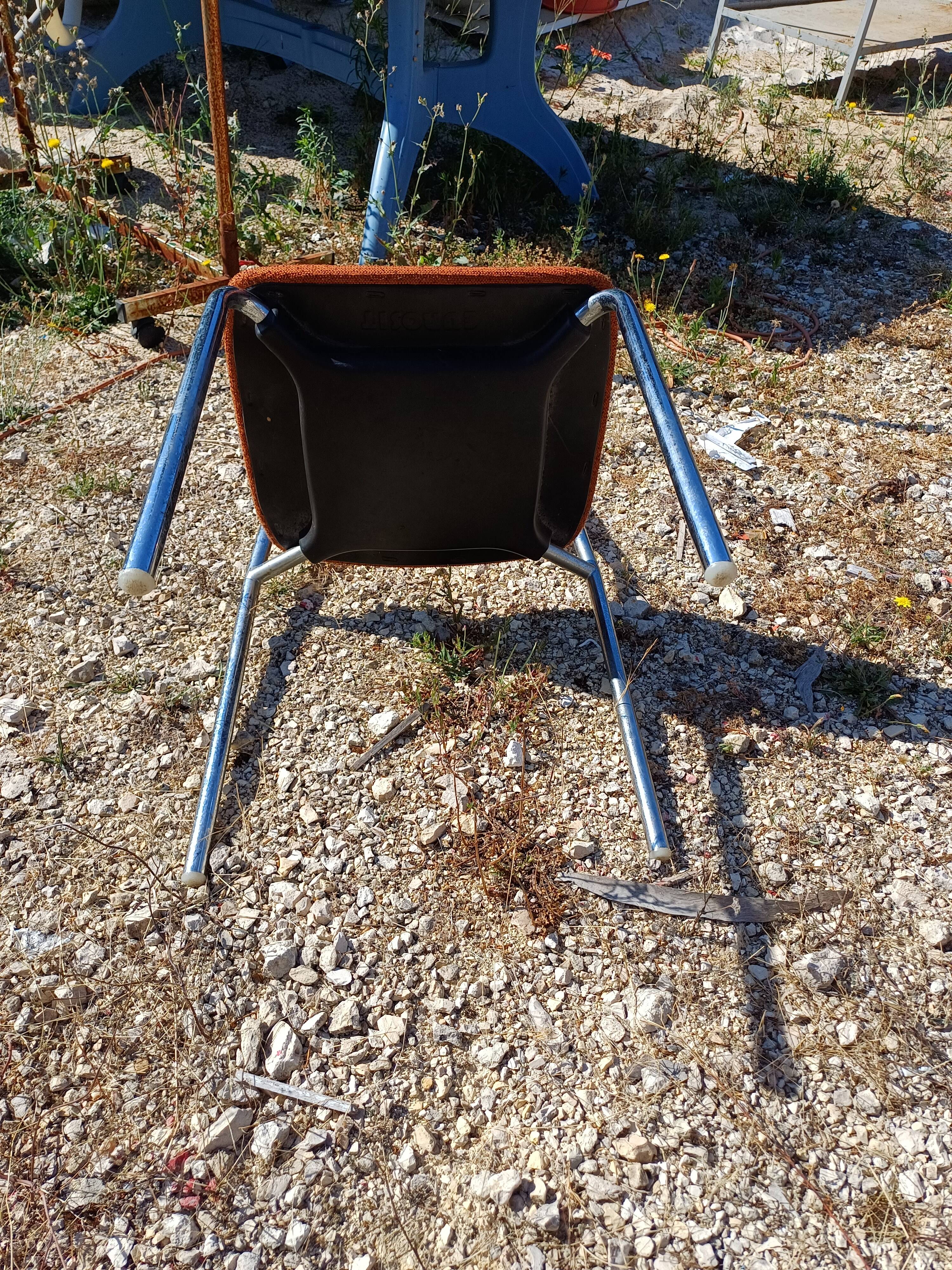 Armchair and 2 vintage chairs eurosit