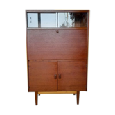 Scandinavian style secretary in vintage UNIFA teak