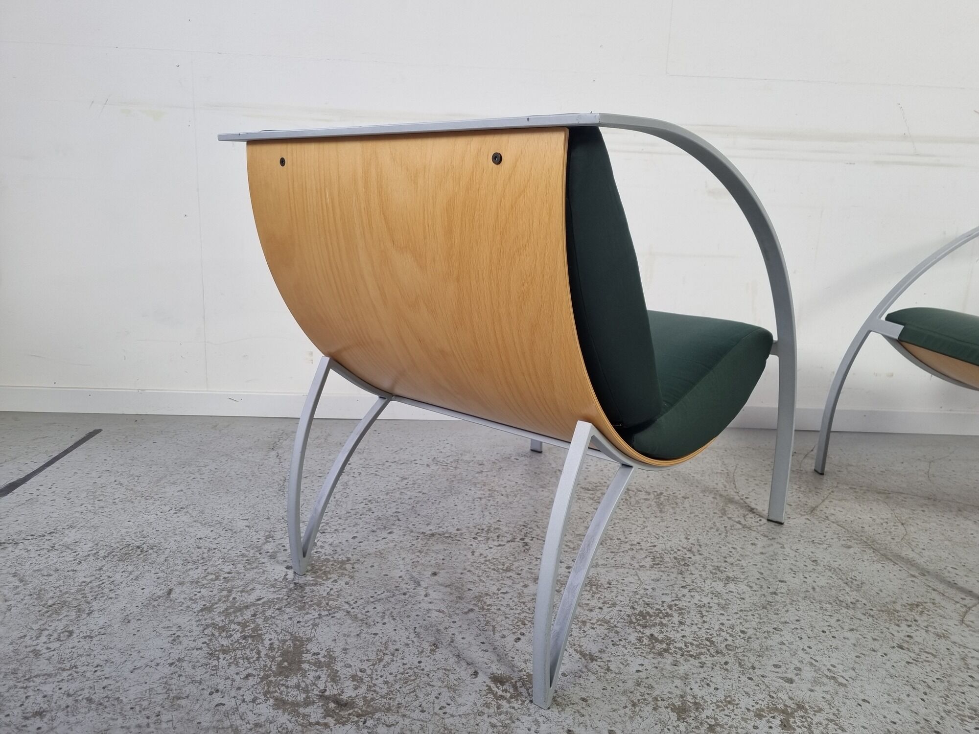 Pair of armchairs "Karlo" by Karl Friedrich Foster for KFF, 90s