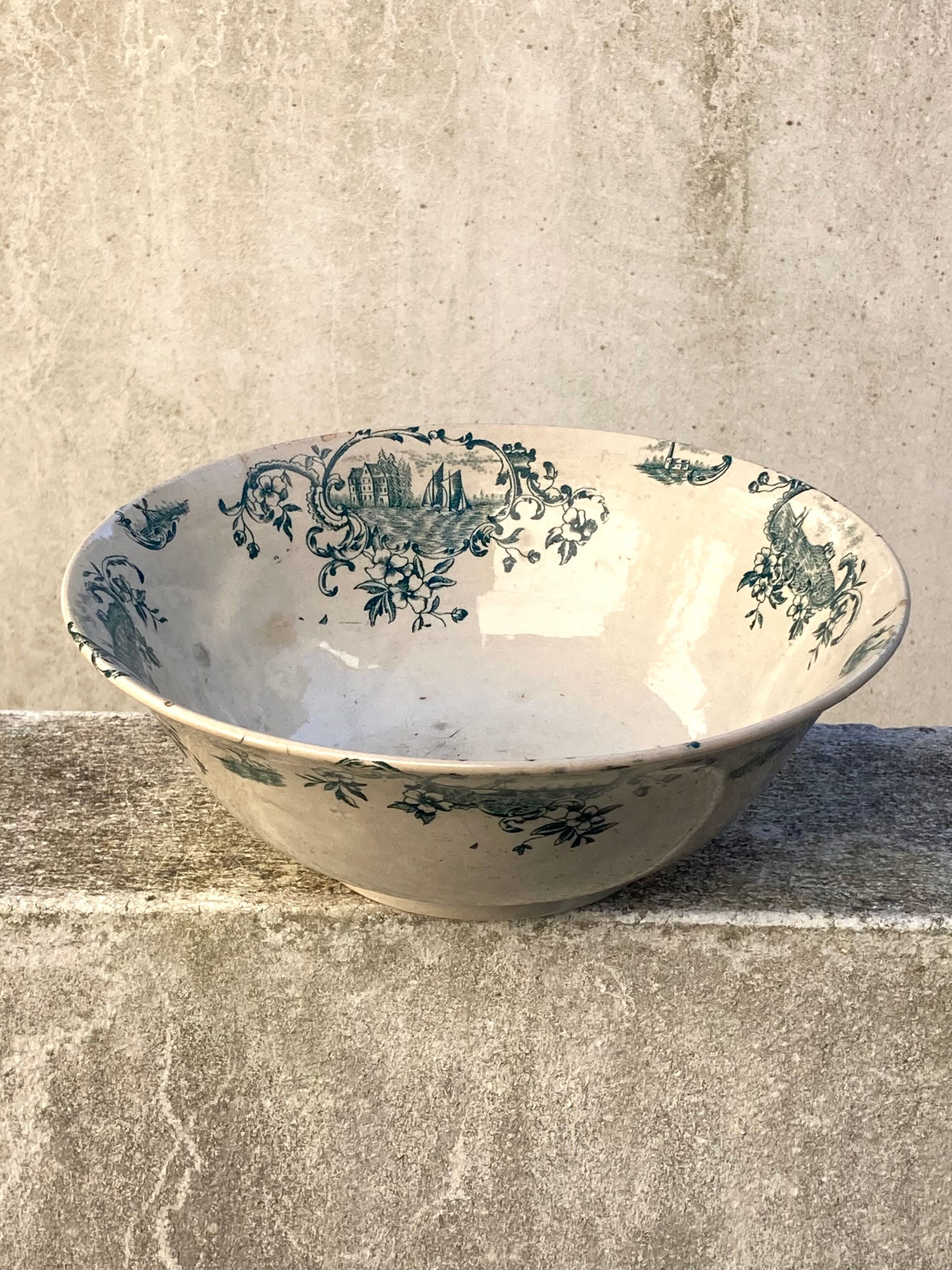 Dish, old salad bowl