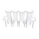 Set of 4 armchairs of garden furniture large files 40s
