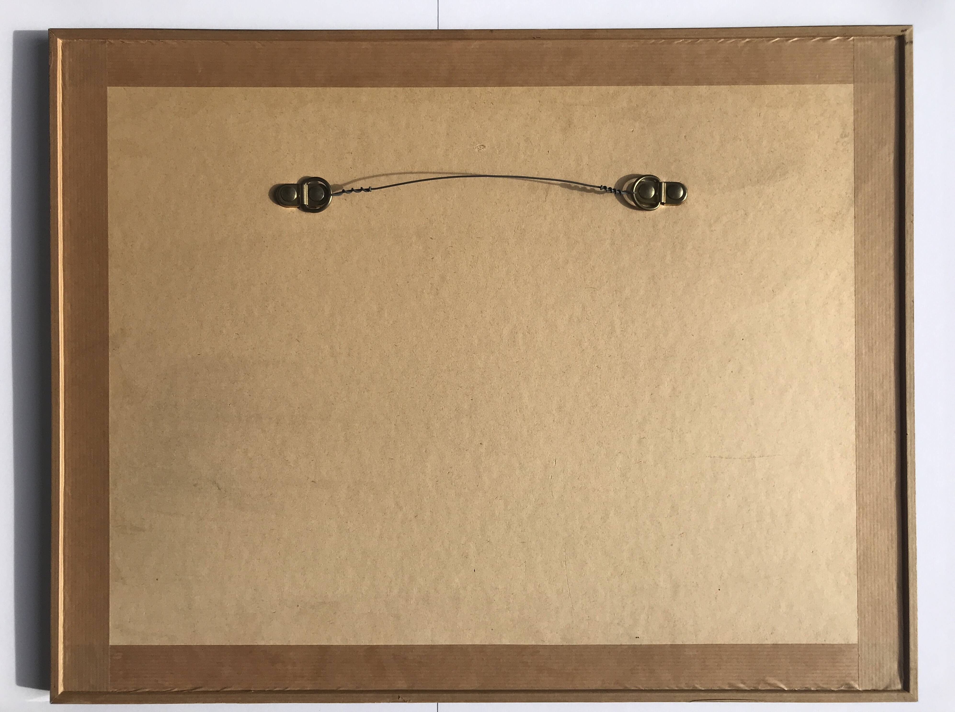 Paul BUTTI, The scrubland below Nîmes 1986. Watercolor on paper