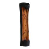 Large wooden sculpture "Black Elegance" by Ole Wettergren, Denmark, 1990s.
