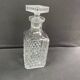 Baccarat - whisky carafe (1) - modern mid-century - cut crystal - model burgos