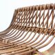 Mid century rattan benches, set of 2