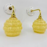 Vintage Clichy wall lights
