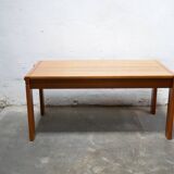 Vintage elm dining table by Maison Regain
