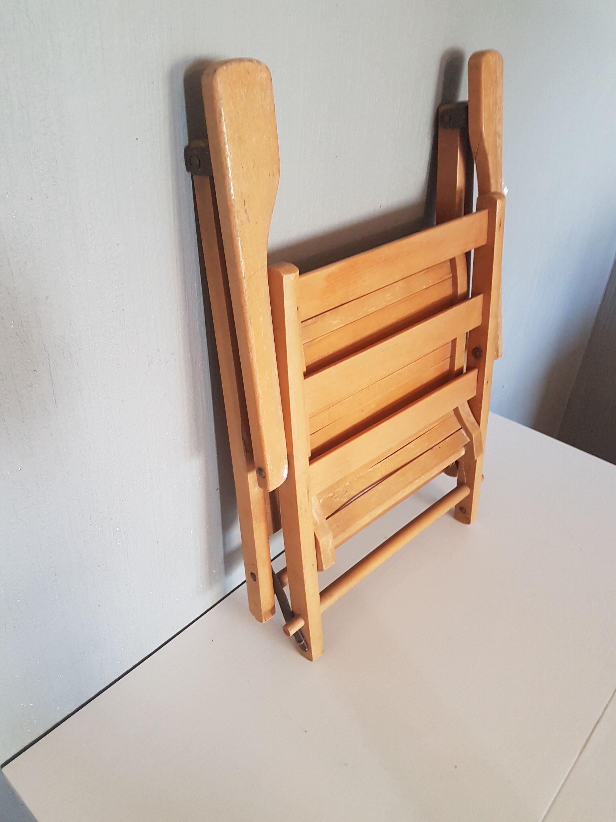 Chair folding child vintage
