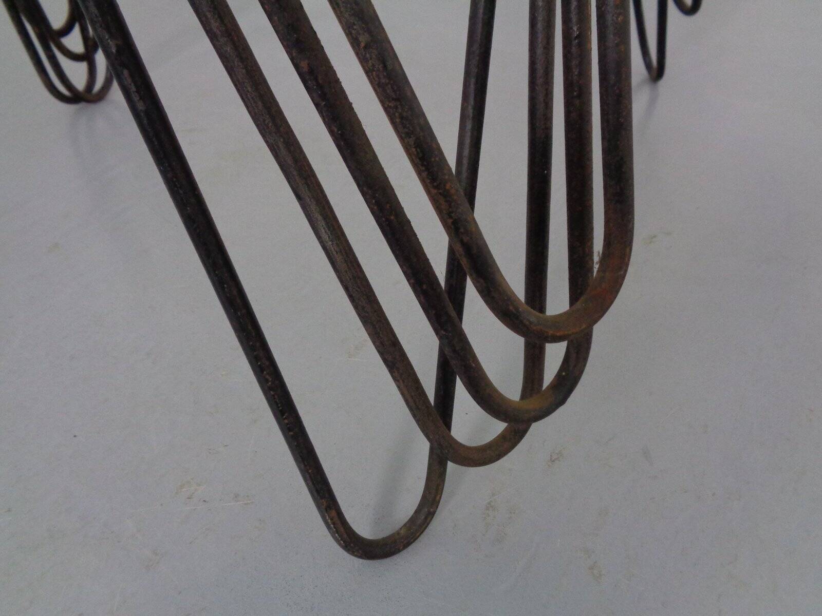 Mid-Century German Bamboo Chairs, 1950s, Set of 4