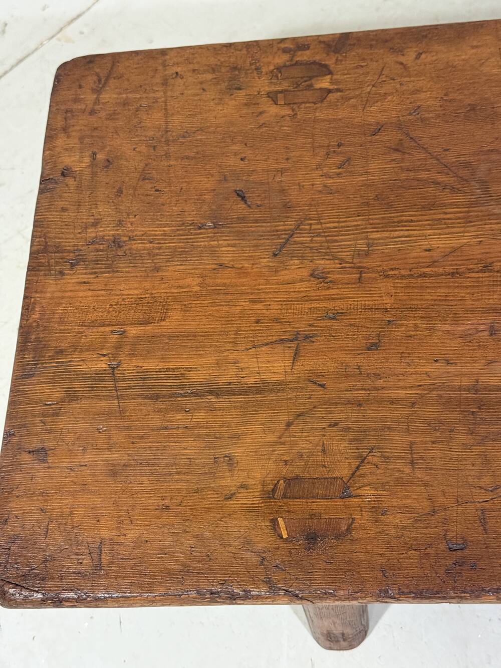 Rustic antique low coffee table side table 1900’s