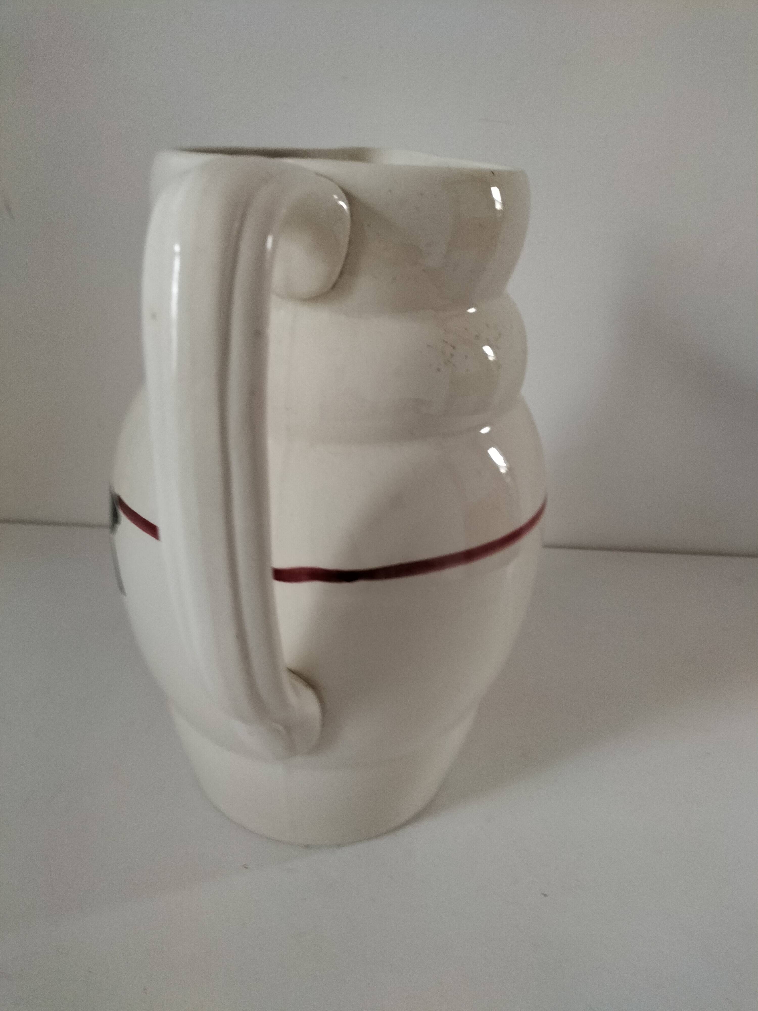 Large vintage Longchamp pitcher