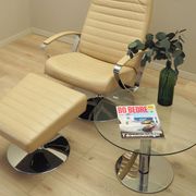 Table basse en verre, design danois, années 1970, production : BoConcept