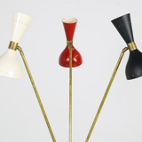 Lampadaire tripod dans le style des créations Italiennes des années 50