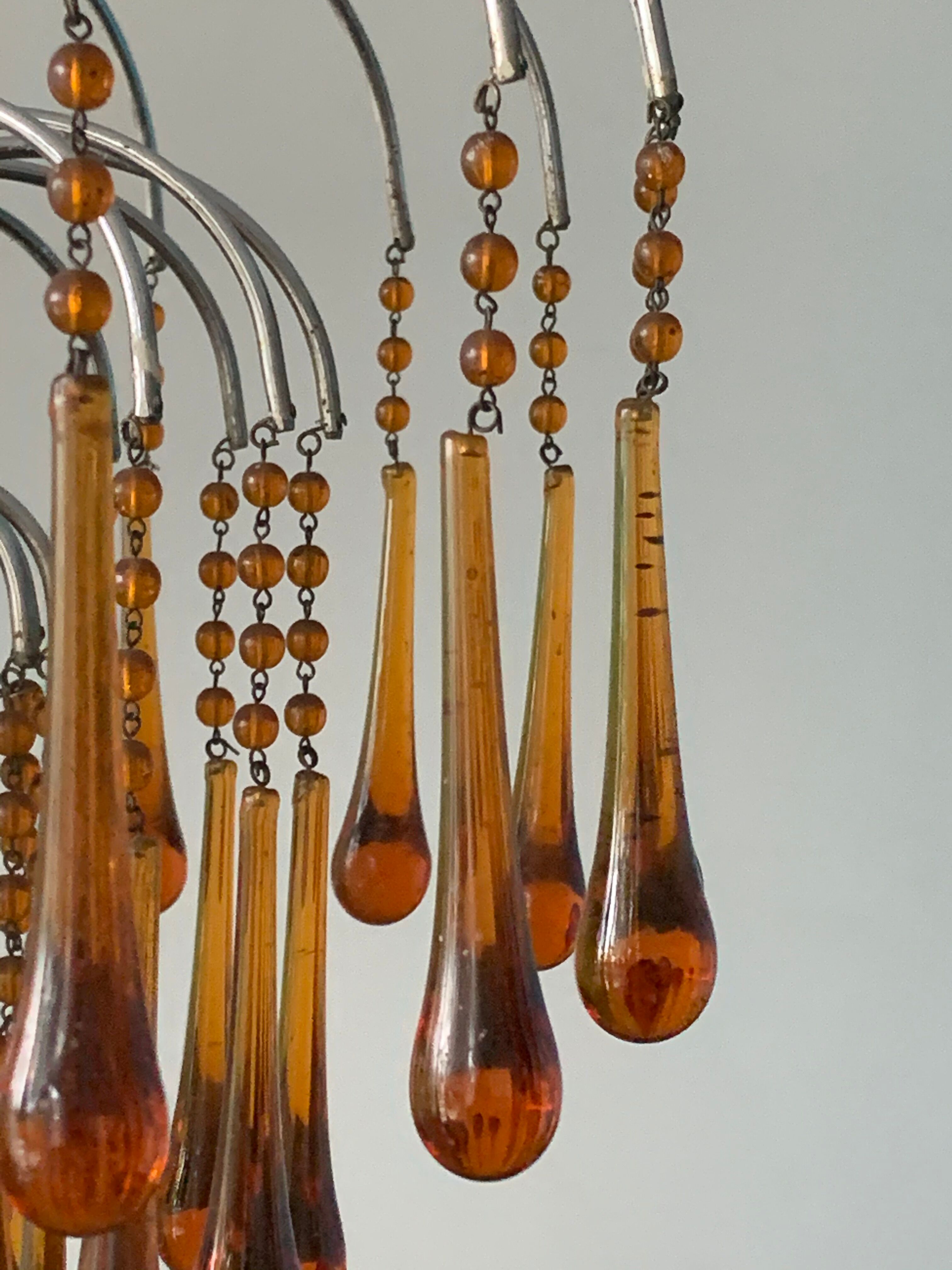 Paolo Venini chandelier for Muran from 1960