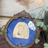 Antique gilded bronze frame