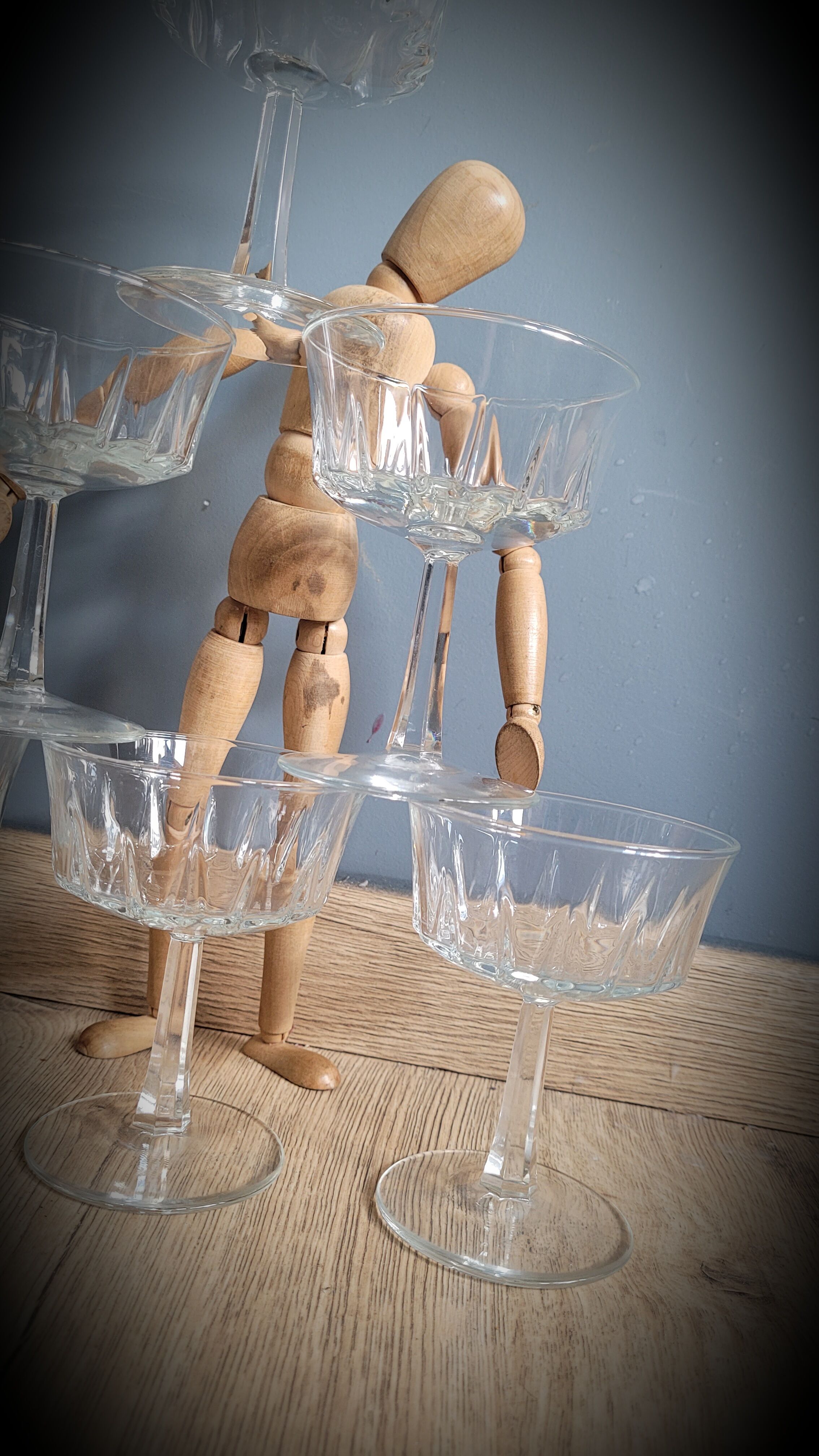 Set 6 glasses champagne