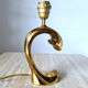 Hollywood regency brass table lamp, 1970s