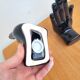 Pair of vintage black ceramic hand bookends