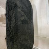 Tropical green granite table in wrought iron