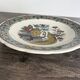Large antique plate decorated with birds and flowers – Boch for Royal Sphinx
