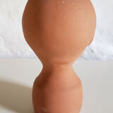 Terracotta pot cover baby head