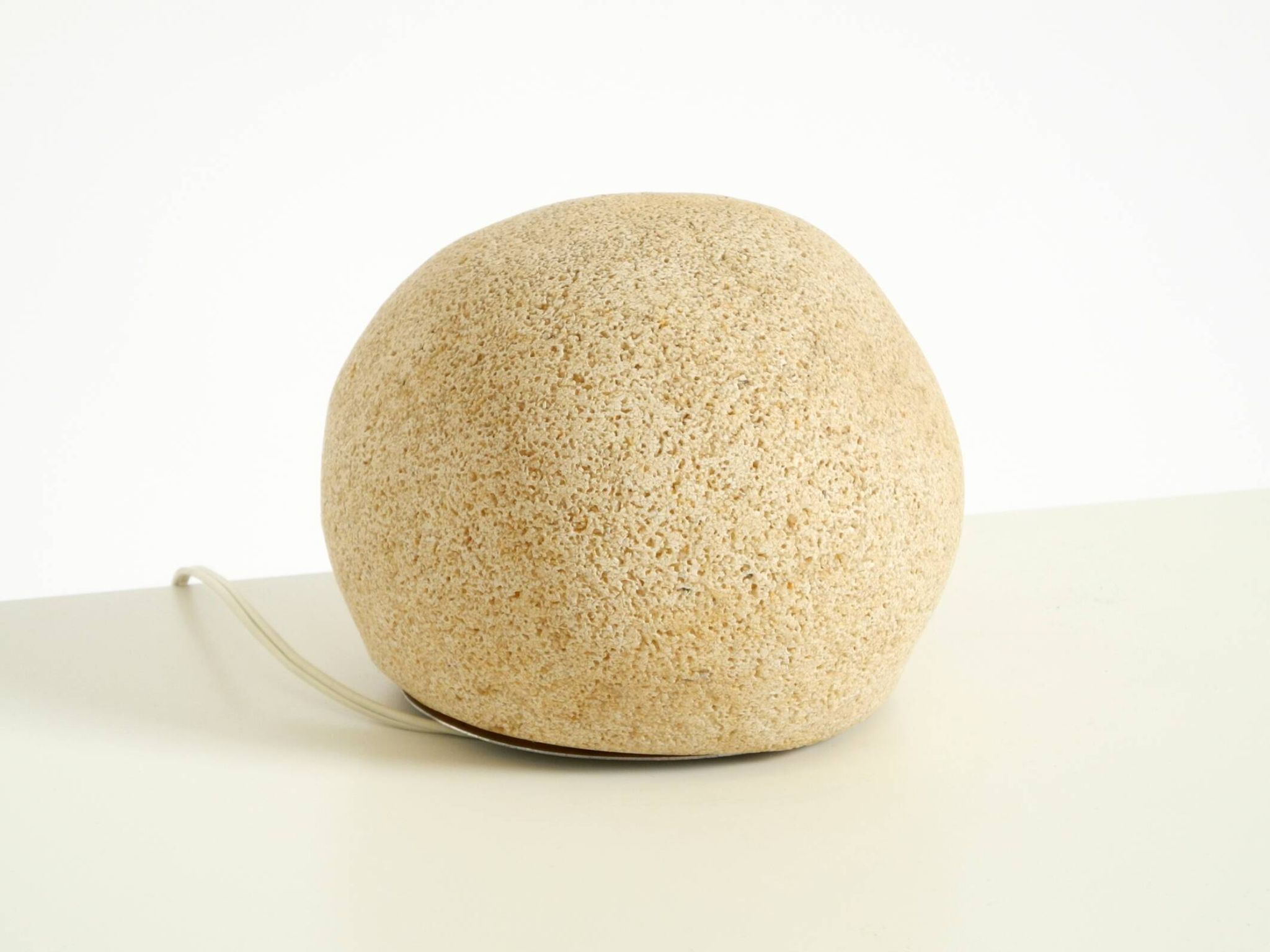Original 1970s moon rock table lamp by André Cazenave for Tecta