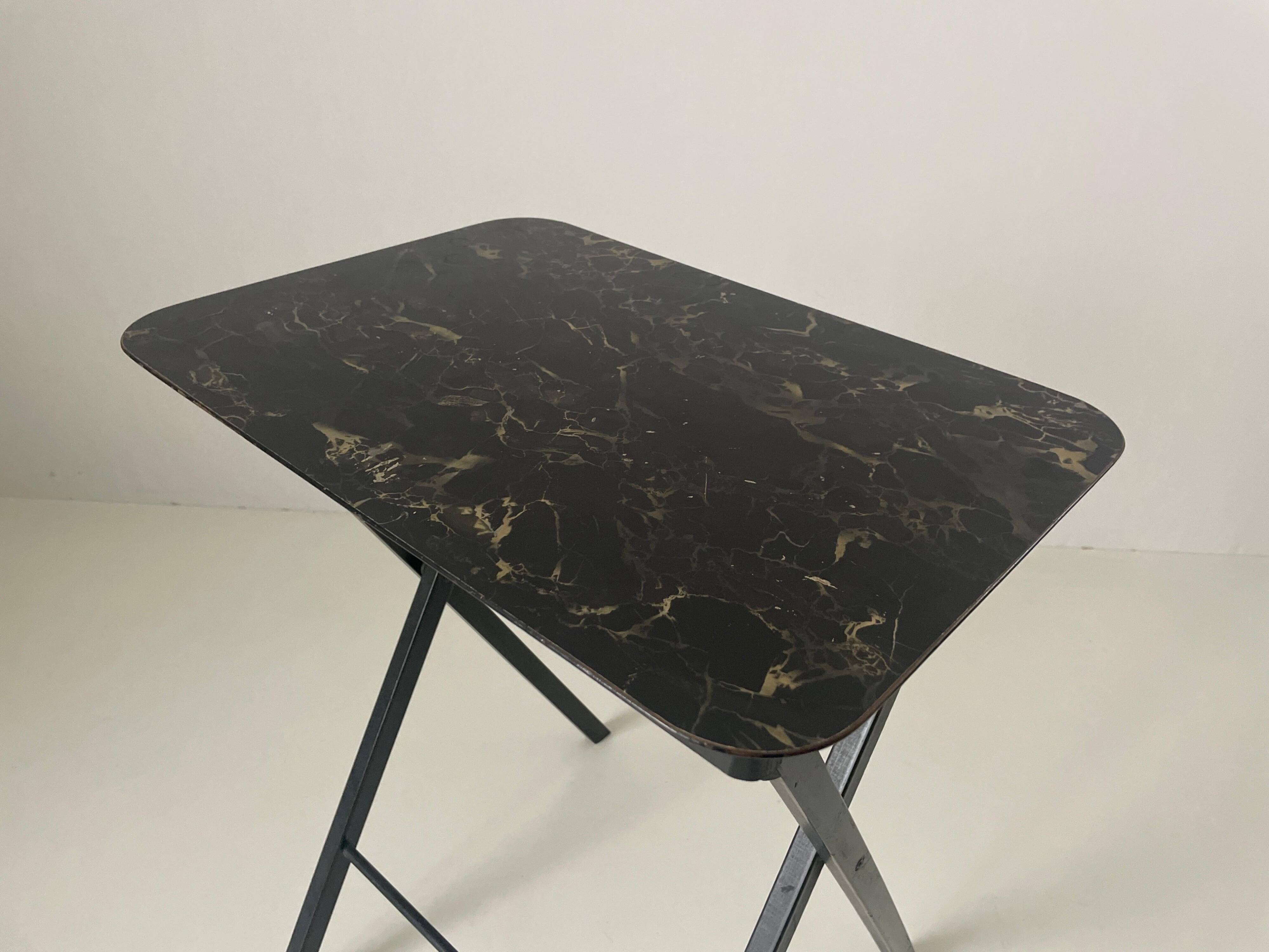 Set of 4 service tables by Artex-Green Corp, 1960s, USA