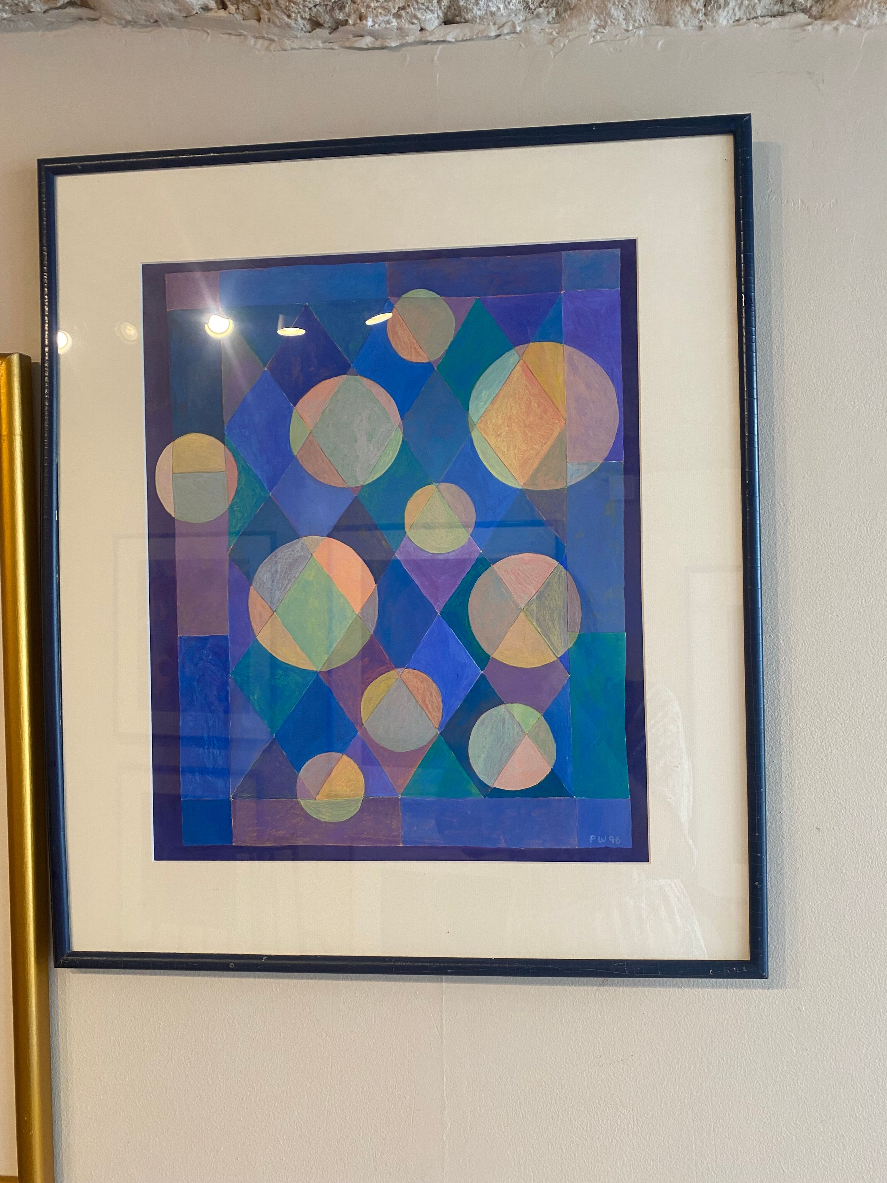 Tableau Pierre Wittmann Rond 1980