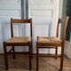 Paire de chaises Vintage
