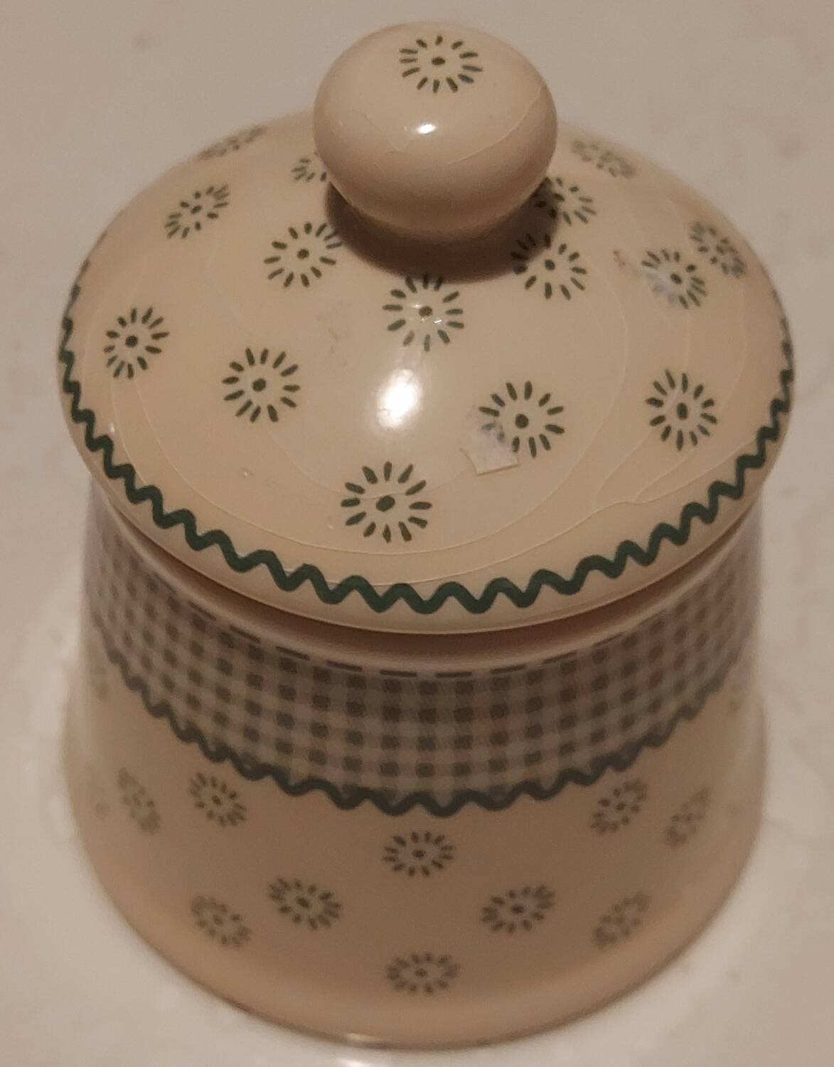 Vintage sugar bowl Geneviève Lethu