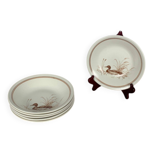 Lot de 6 Assiettes creuses - england