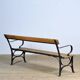 Banc de parc en fer riveté, années 1920