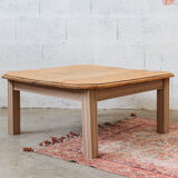 Coffee table square wood