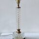 Vintage lamp 1960 Glass and Brass