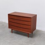 Freestanding chest of drawers in teak by Arne Vodder for Sibast, 1960s