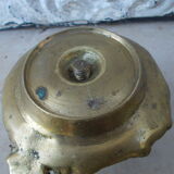 2 antique hand candlesticks Louis XV style rocaille bronze or brass