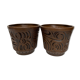 Caches pots vintage plastique Chatelain